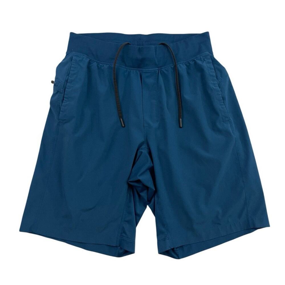 Lululemon T.H.E Short 9" Lux Mens Size Small Blue Lined Running Athleisure